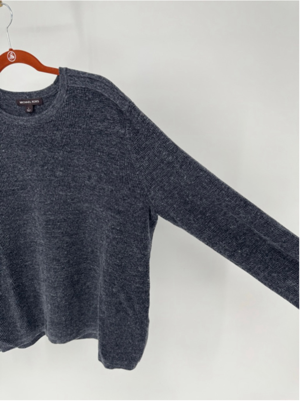 Michael Kors Men’s Gray Crewneck Sweater Large - Picture 4 of 9